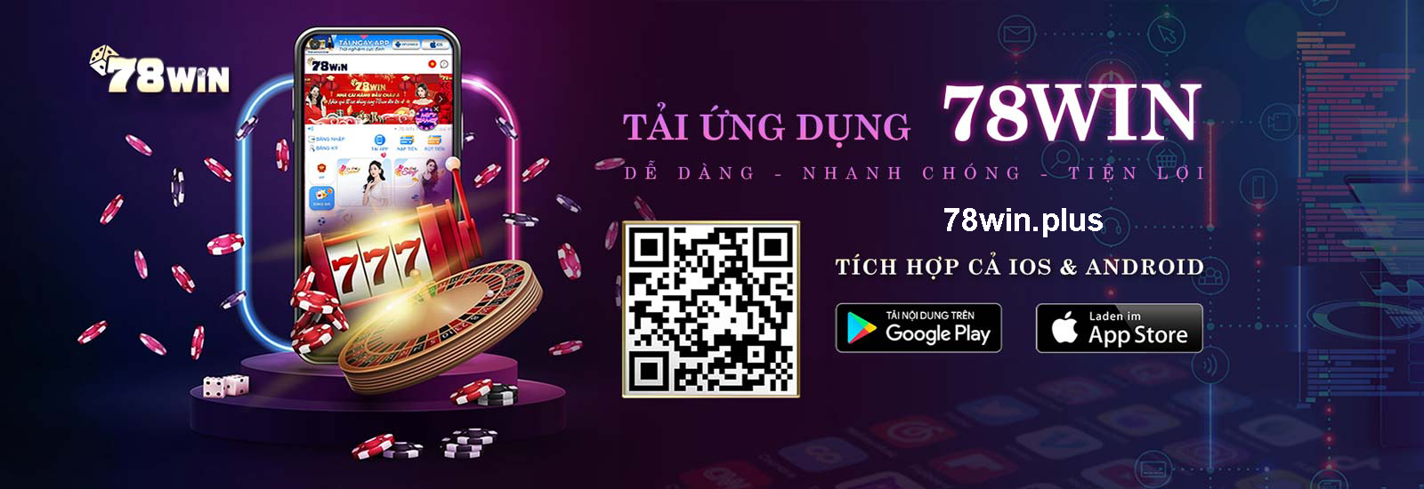 tải ứng dụng 78win