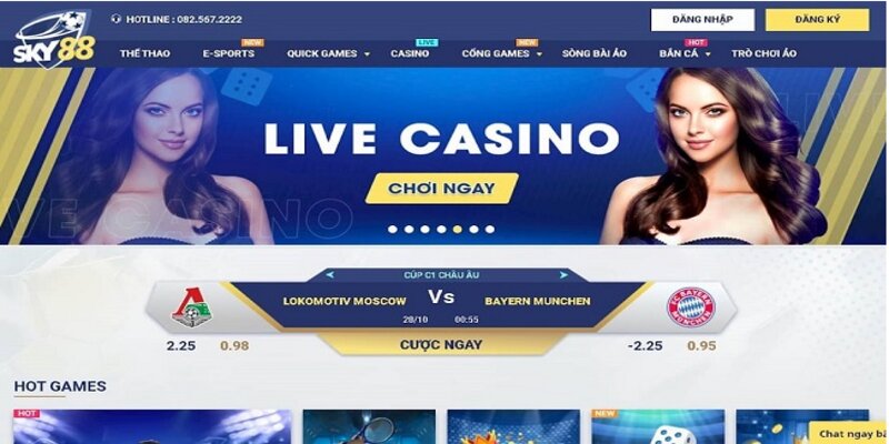 Thực hư việc sảnh live casino Sky88 lừa đảo?